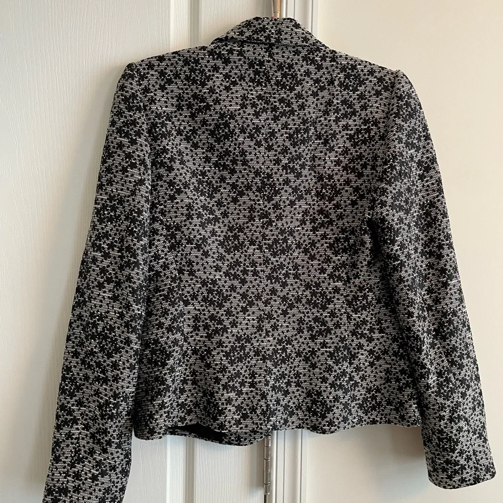 Red Valentino Garavani Floral Black Blazer size 46 or US 10 - Picture 3 of 6
